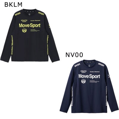 デサントDESCENTEジムフィットネスヨガウェア長袖TシャツロンTMoveSportムーブスポーツSunscreenNIRTAIKYUテック長袖シャツST5SLT01Mメンズ男性26FA秋冬