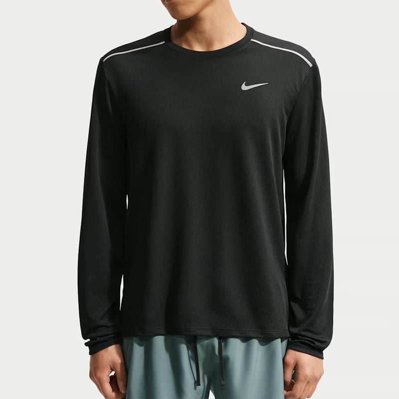 ナイキNIKEランニングウェア長袖TシャツロンTマイラーDri-FITロングスリーブランニングトップIF2087-010メンズ男性26FA秋冬
