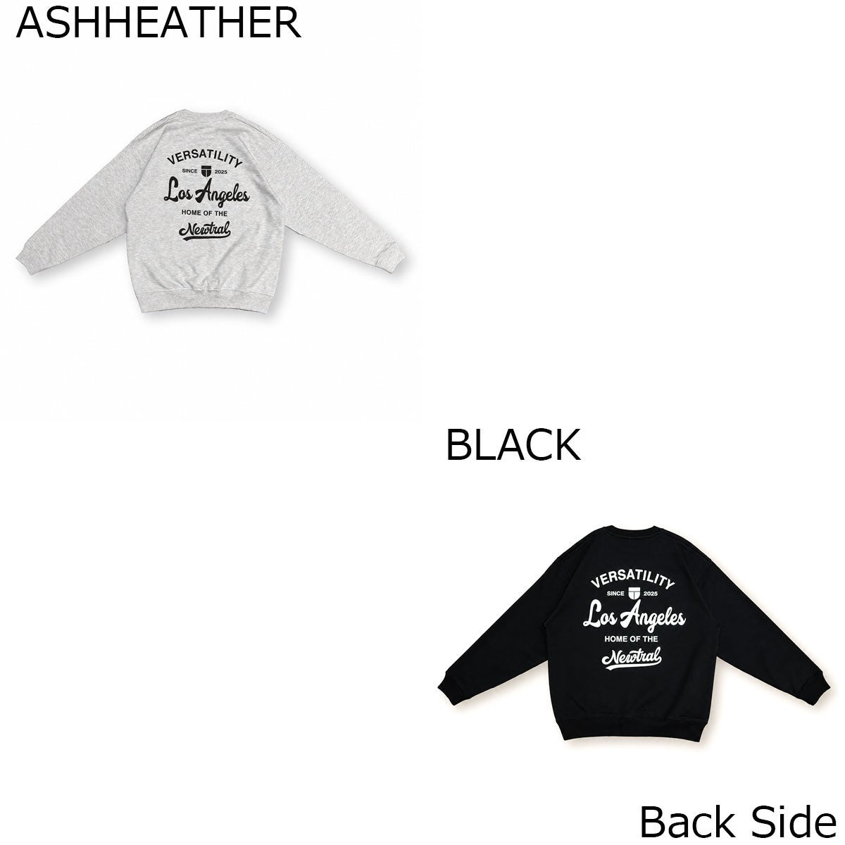 ニュートラルNEWTRALサーフィンサーフウェアスウェットトレーナーLALogoCrewNeckSweatNT2263043メンズ男性26FA秋冬
