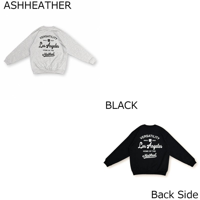 ニュートラルNEWTRALサーフィンサーフウェアスウェットトレーナーLALogoCrewNeckSweatNT2263043メンズ男性26FA秋冬
