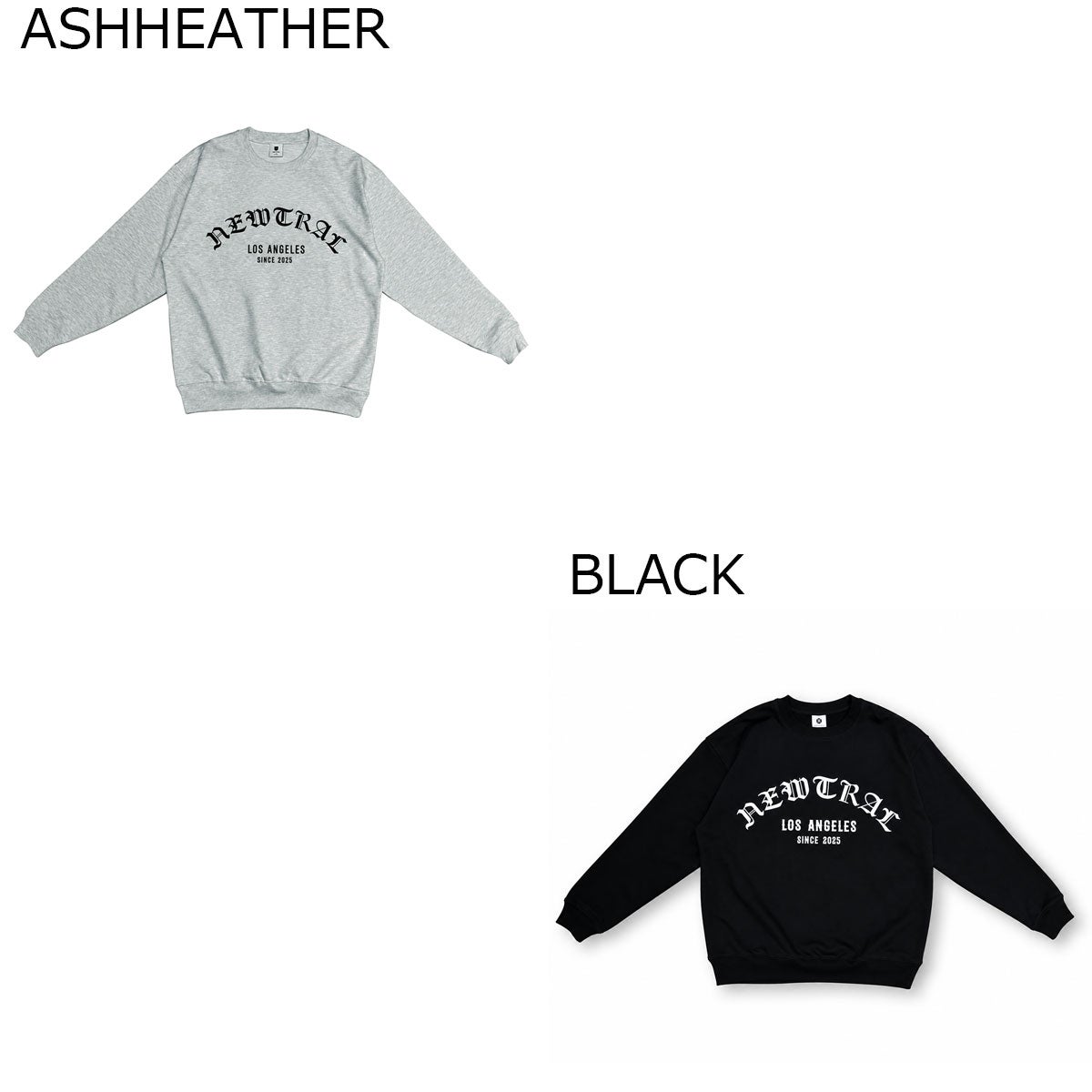 ニュートラルNEWTRALサーフィンサーフウェアスウェットトレーナーOldEnglishLogoCrewNeckSweatNT2263044メンズ男性26FA秋冬