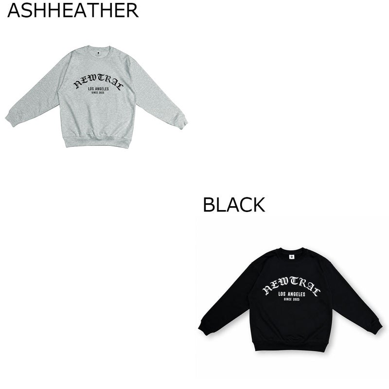 ニュートラルNEWTRALサーフィンサーフウェアスウェットトレーナーOldEnglishLogoCrewNeckSweatNT2263044メンズ男性26FA秋冬