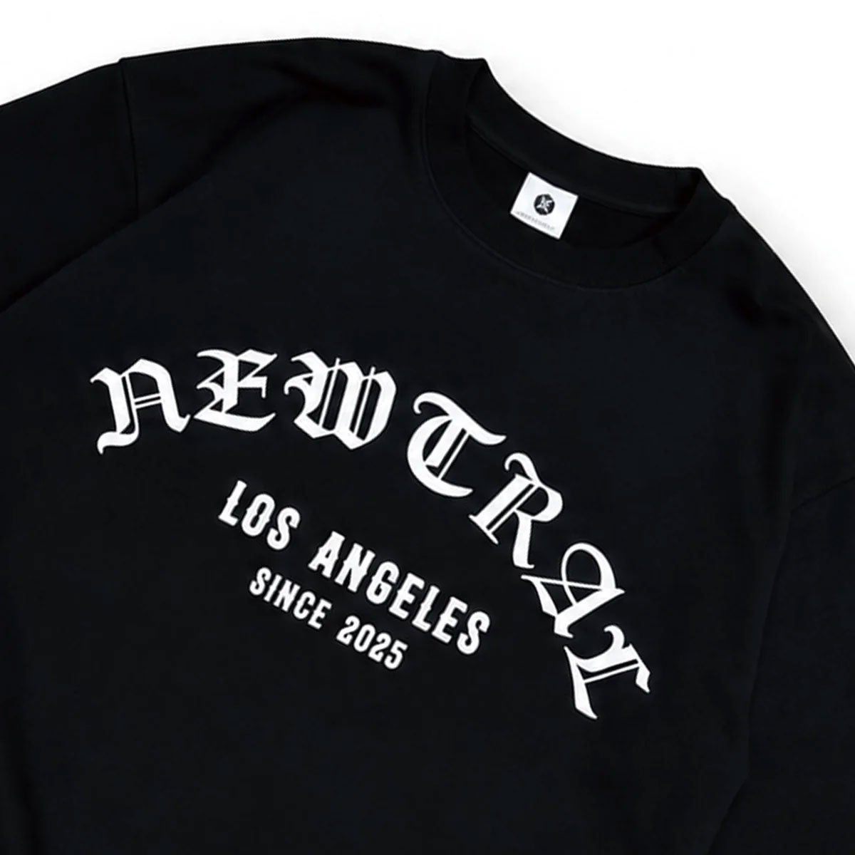 ニュートラルNEWTRALサーフィンサーフウェアスウェットトレーナーOldEnglishLogoCrewNeckSweatNT2263044メンズ男性26FA秋冬