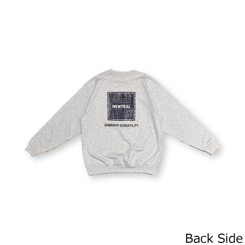 ニュートラルNEWTRALサーフィンサーフウェアスウェットトレーナーPaisleyCrewNeckSweatNT2263045メンズ男性26FA秋冬