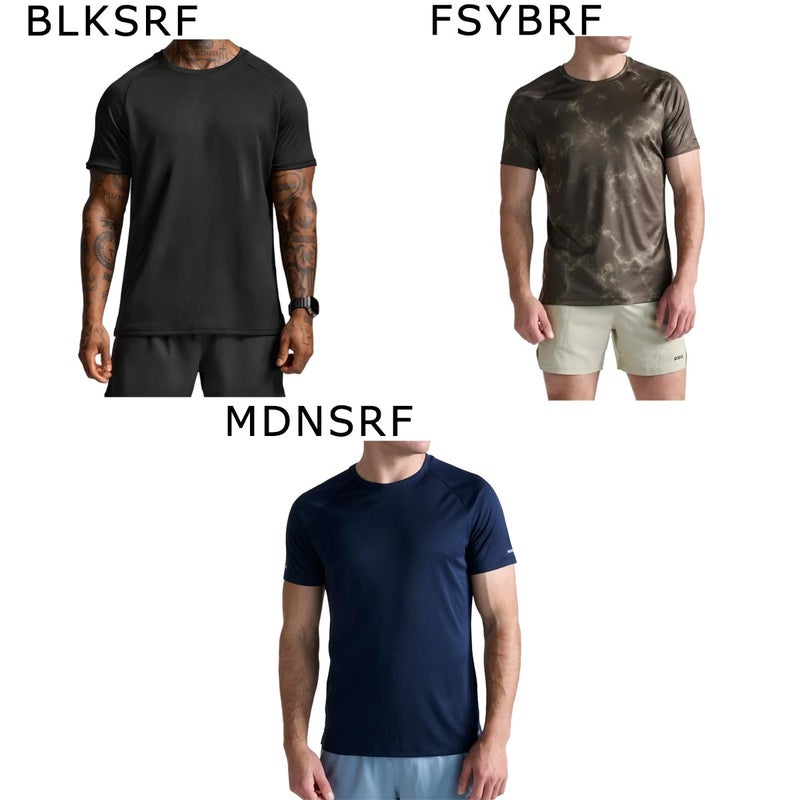 ツータイムズユー2XUランニングウェア半袖TシャツエアロTEEシャツMR7441Aメンズ男性26FA秋冬