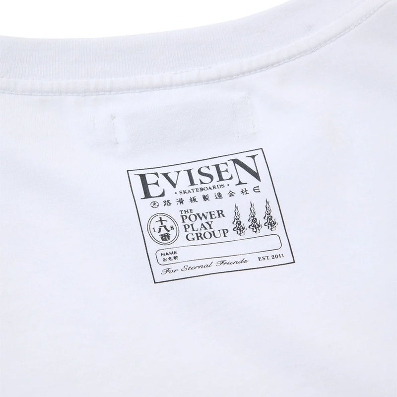 エビセンEVISENスケボースケートボードウェア半袖TシャツELOGOTEE26FW-T05メンズ男性26FA秋冬