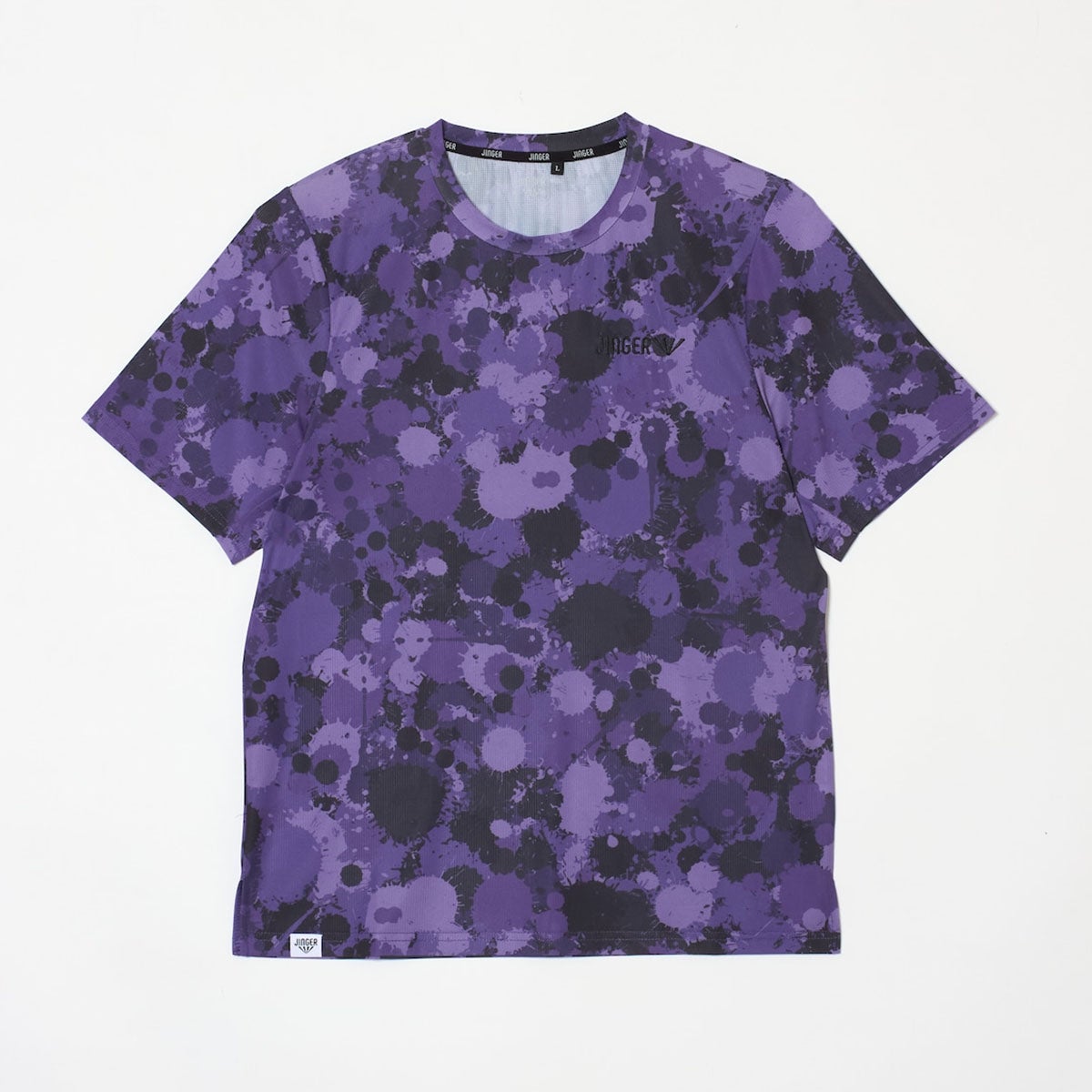 ジンガーJINGERランニングウェア半袖TシャツランニングTシャツJ-1055-PPLメンズレディースユニセックス26FA秋冬