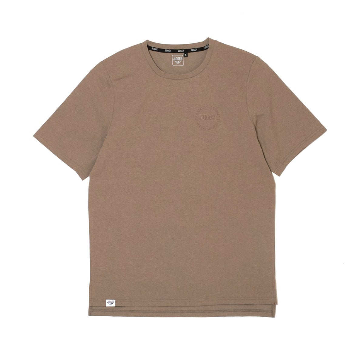 ジンガーJINGERランニングウェア半袖TシャツランニングTシャツJ-1056-BRNメンズレディースユニセックス26FA秋冬