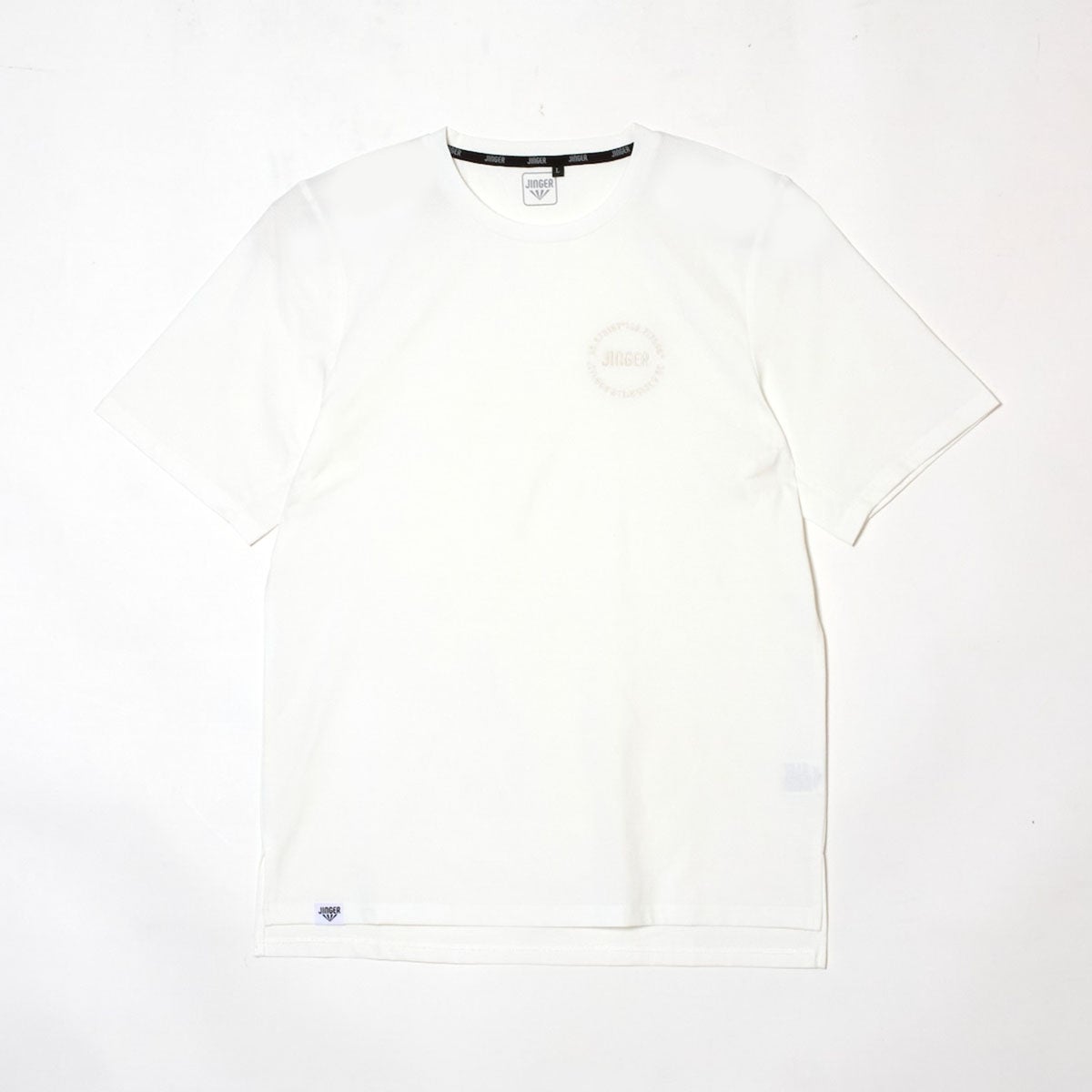 ジンガーJINGERランニングウェア半袖TシャツランニングTシャツJ-1056-WHTメンズレディースユニセックス26FA秋冬