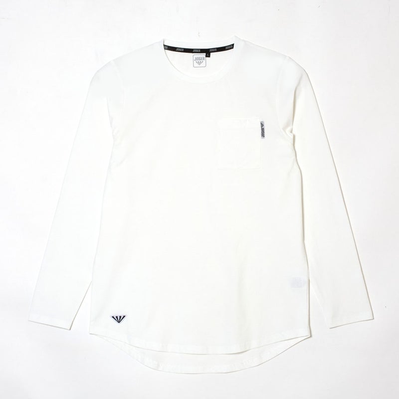 ジンガーJINGERランニングウェア長袖TシャツロンTランニングロングスリーブTシャツJ-5012-WHTメンズレディースユニセックス26FA秋冬