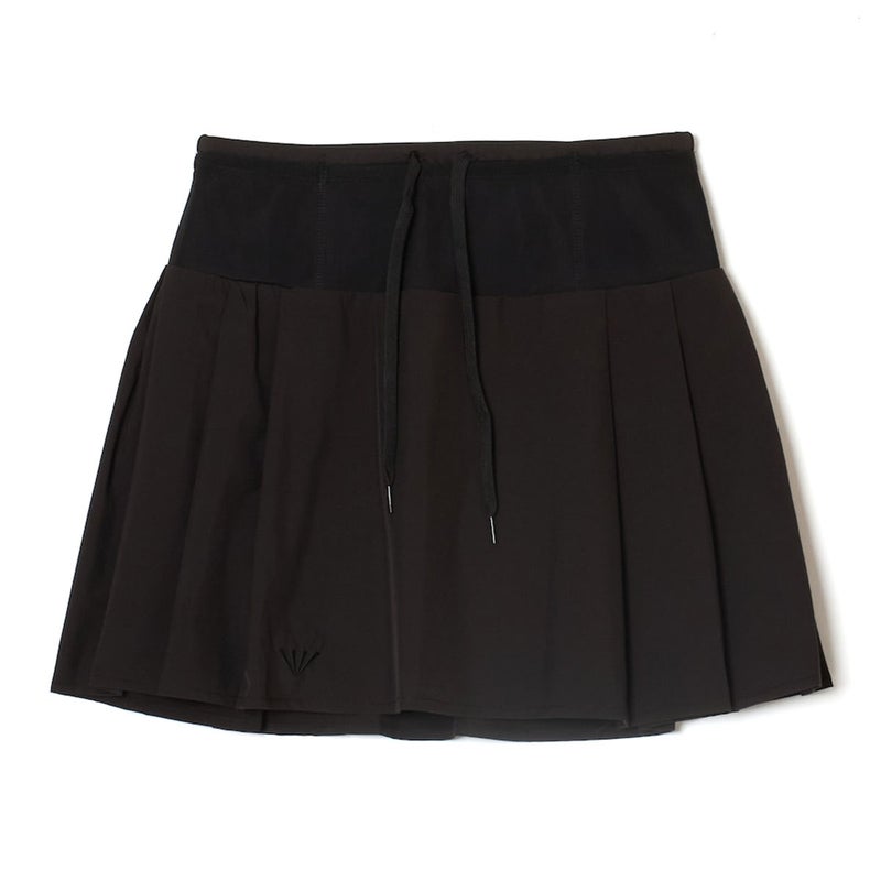 ジンガーJINGERランニングウェアボトムスマルチポケット付きランニングプリーツスカートJ-2085-BLKレディース女性26FA秋冬