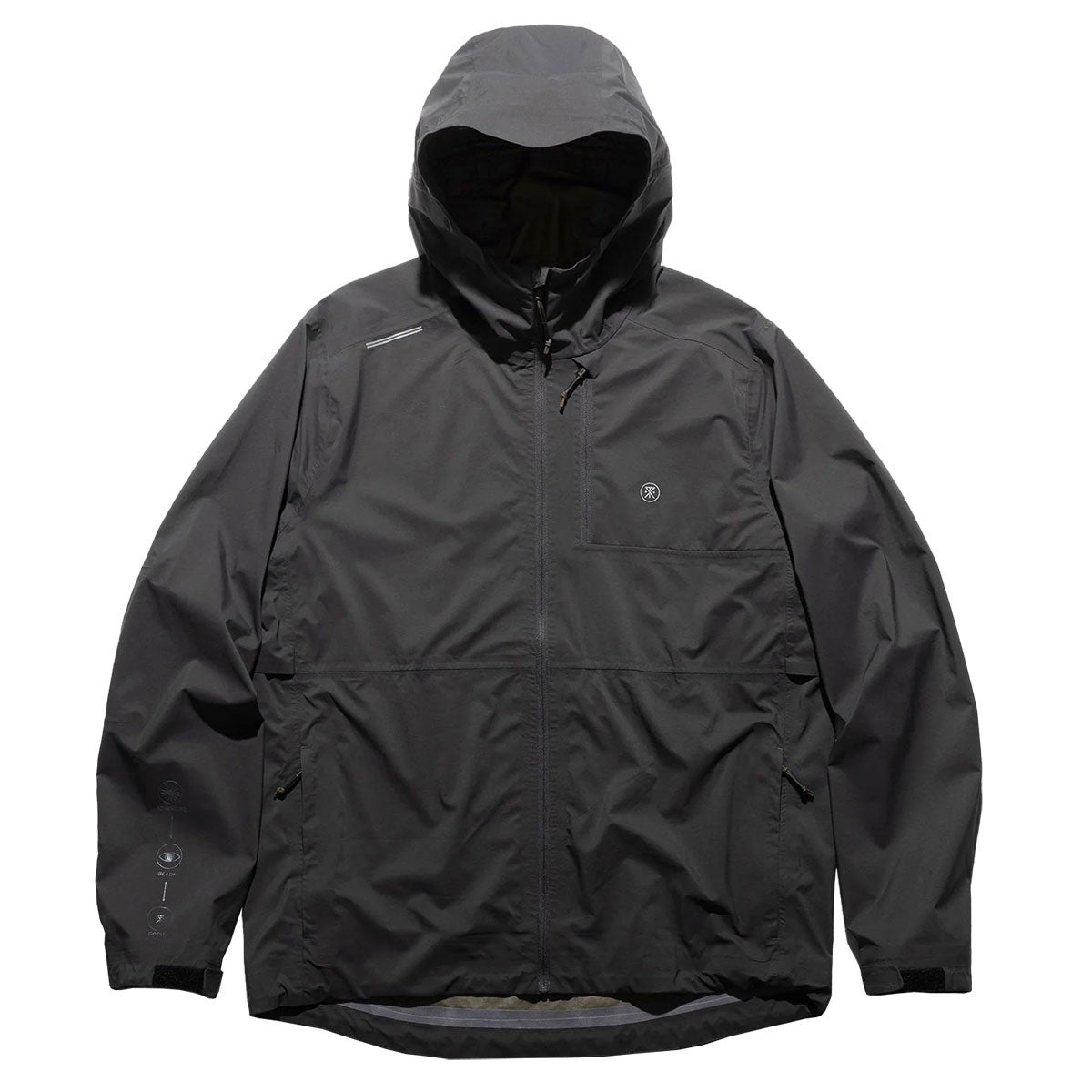 ランアモックRUNAMOKランニングウェアアウタージャケットSHIELDRAINJACKETRJ319-ONXメンズ男性26FA秋冬