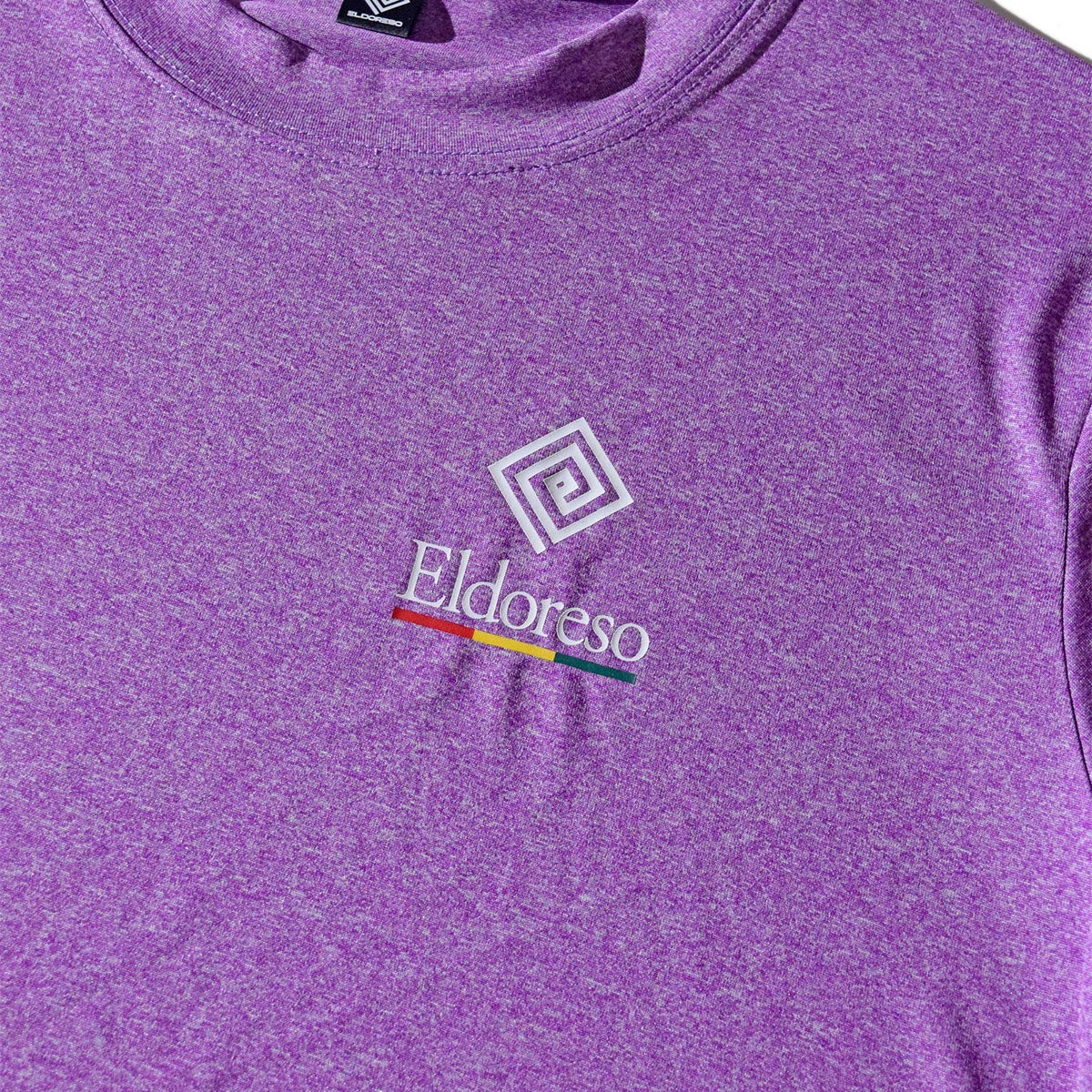 エルドレッソELDORESOランニングウェア半袖TシャツMarbledTeeE1019826メンズレディースユニセックス26FA秋冬