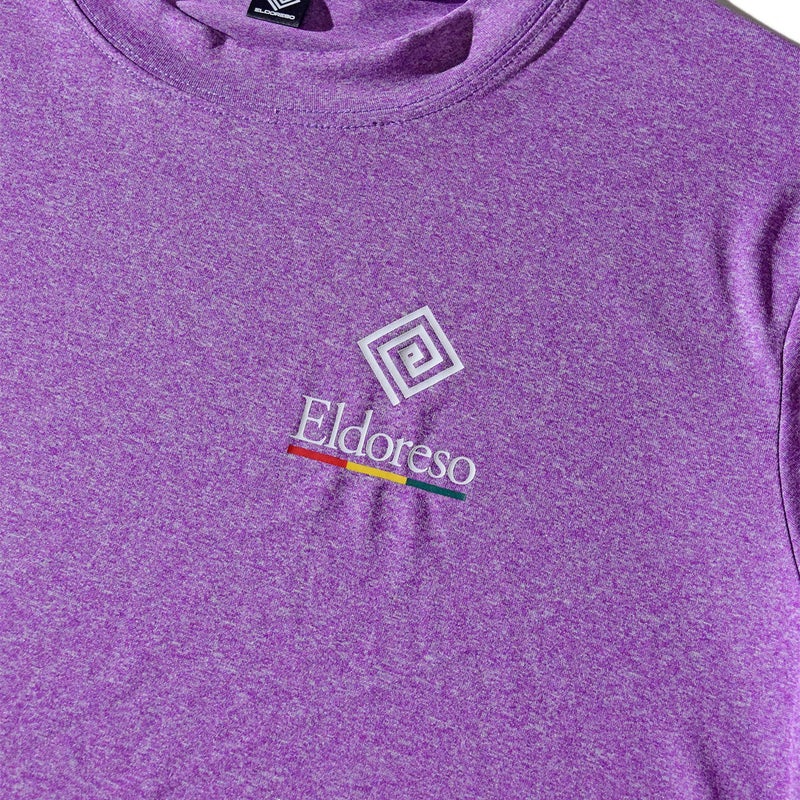 エルドレッソELDORESOランニングウェア半袖TシャツMarbledTeeE1019826メンズレディースユニセックス26FA秋冬