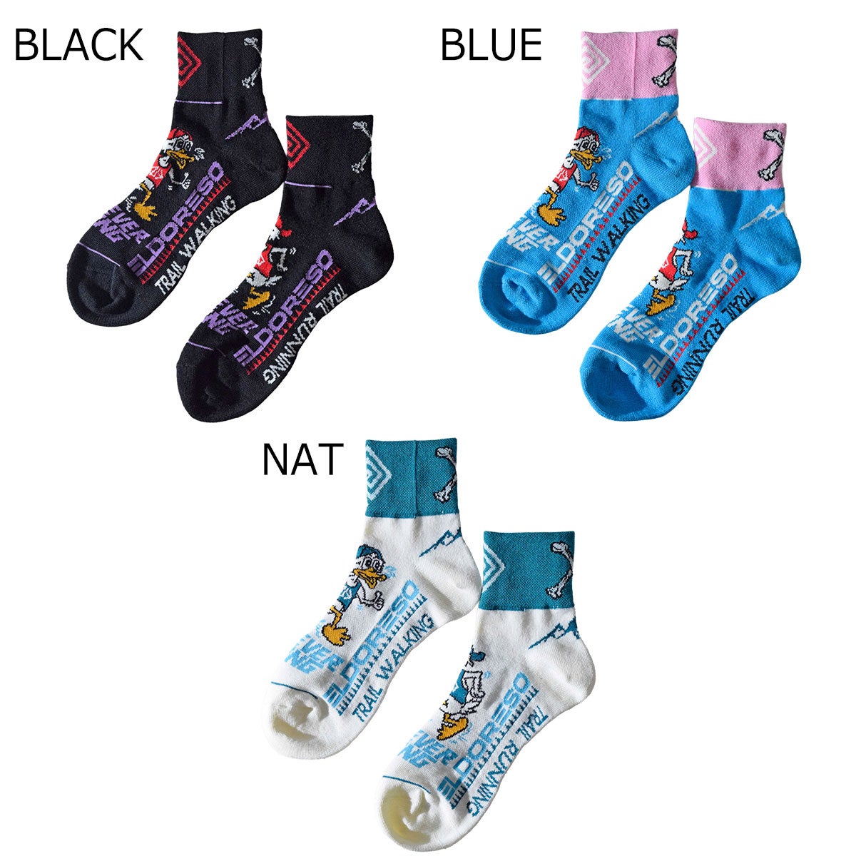 エルドレッソELDORESOランニングソックス靴下ForeverYoungSocksE7604226メンズレディースユニセックス26FA秋冬