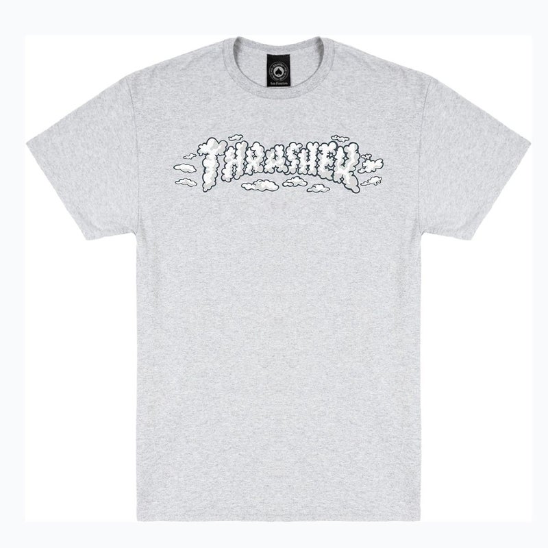 スラッシャーTHRASHERスケボースケートボードウェア半袖TシャツCLOUDSBYKEVINSPANKYS/ST-SHIRT146015メンズ男性26FA秋冬