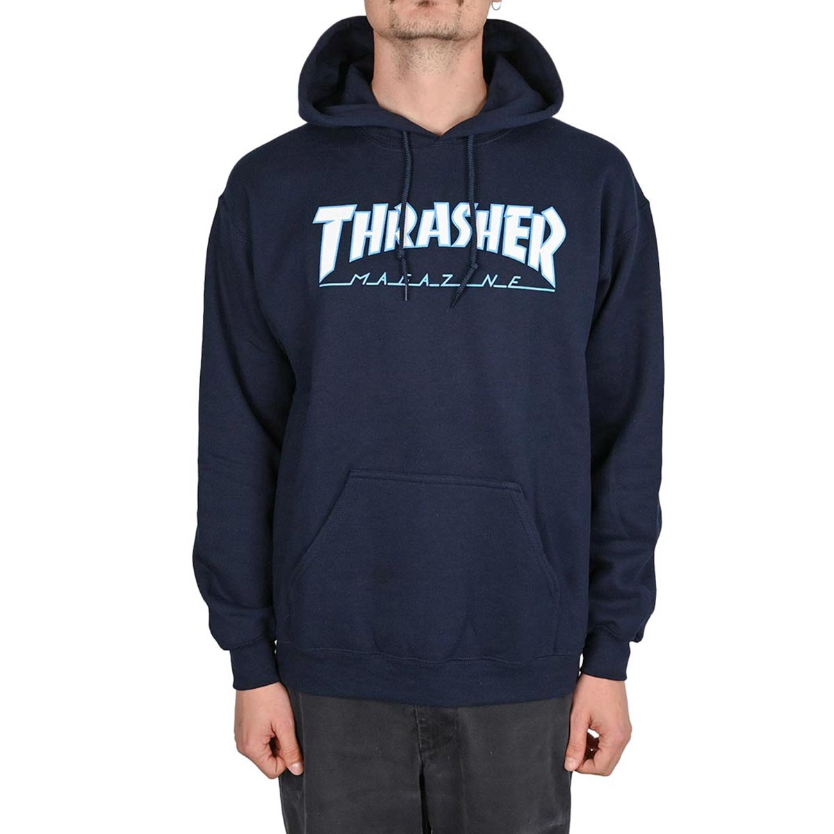 スラッシャー THRASHER メンズ パーカー OUTLINED LIGHT L/S HOOD