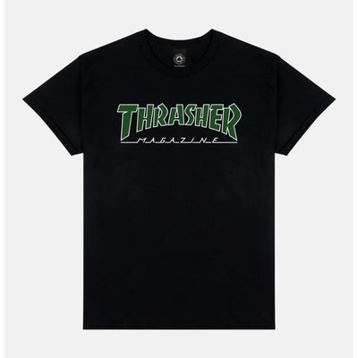 スラッシャーTHRASHERスケボースケートボードウェア半袖TシャツOUTLINEDS/ST-SHIRT146020メンズ男性26FA秋冬