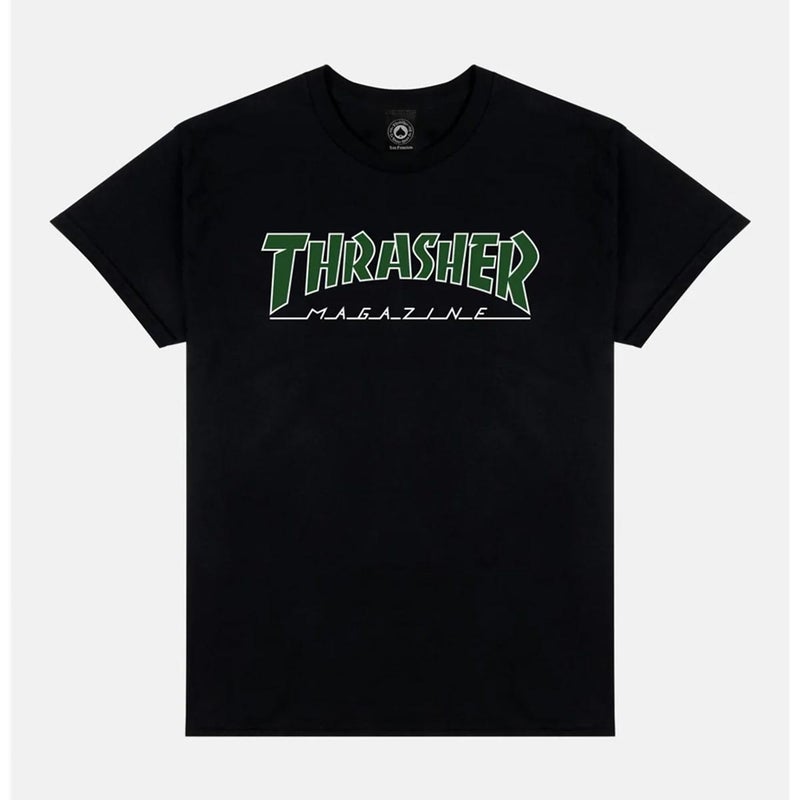 スラッシャーTHRASHERスケボースケートボードウェア半袖TシャツOUTLINEDS/ST-SHIRT146020メンズ男性26FA秋冬