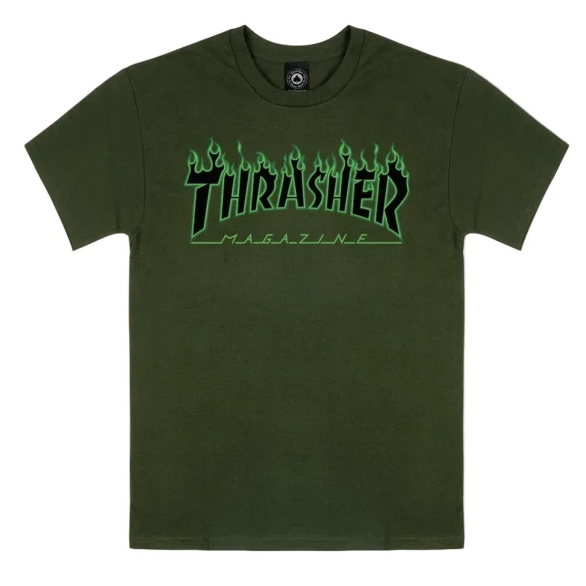 スラッシャーTHRASHERスケボースケートボードウェア半袖TシャツFLAMET-SHIRT146022メンズ男性26FA秋冬