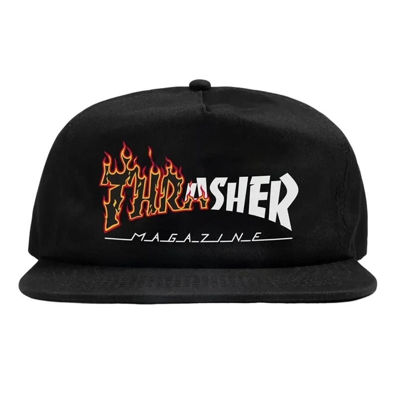 スラッシャーTHRASHERスケボースケートボード帽子キャップIGNITESNAPBACKHAT146029メンズレディースユニセックス26FA秋冬