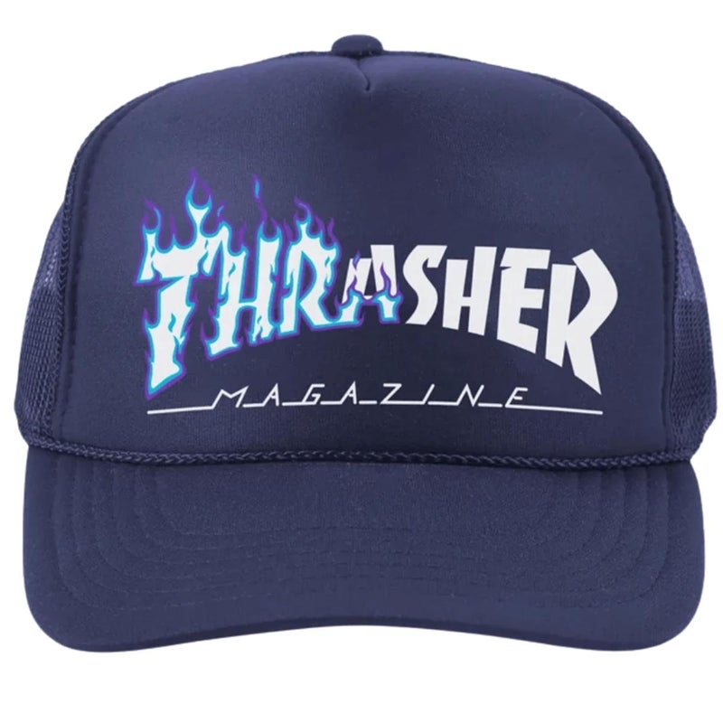 スラッシャーTHRASHERスケボースケートボード帽子キャップIGNITETRUCKERHAT146030メンズレディースユニセックス26FA秋冬