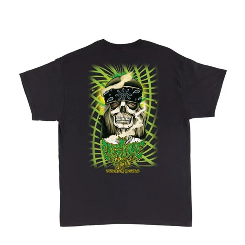 クリーチャーCREATUREスケボースケートボードウェア半袖TシャツGRAVETTEHIPPIESKULL20THS/SPOCKETSHIRT560263401メンズ男性26FA秋冬