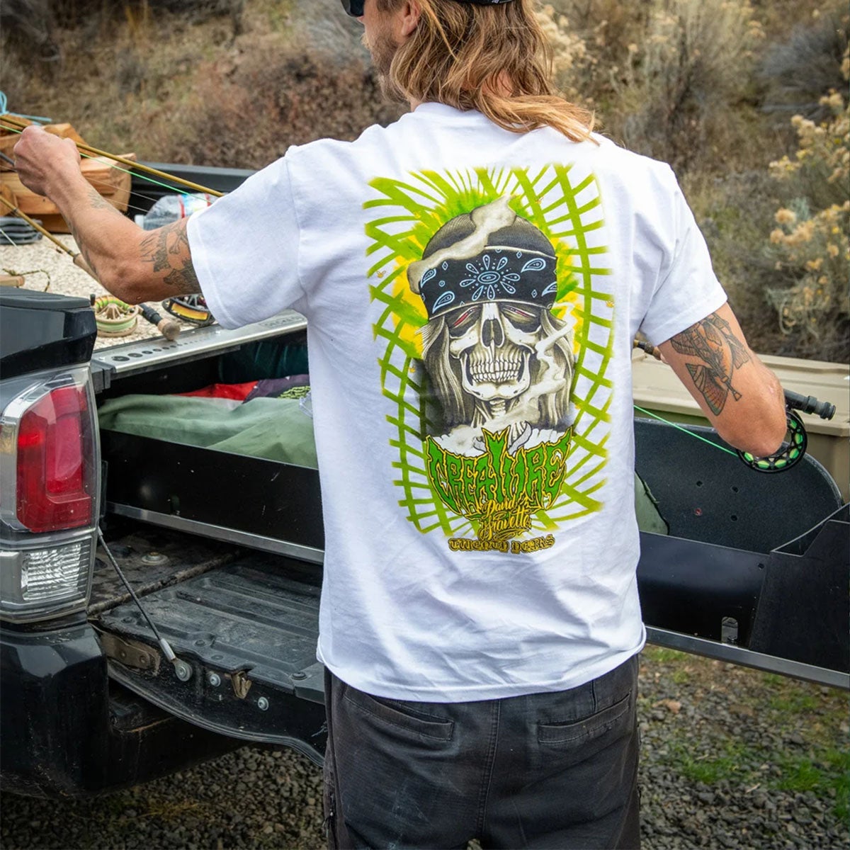 クリーチャーCREATUREスケボースケートボードウェア半袖TシャツGRAVETTEHIPPIESKULL20THS/SPOCKETSHIRT560263401メンズ男性26FA秋冬
