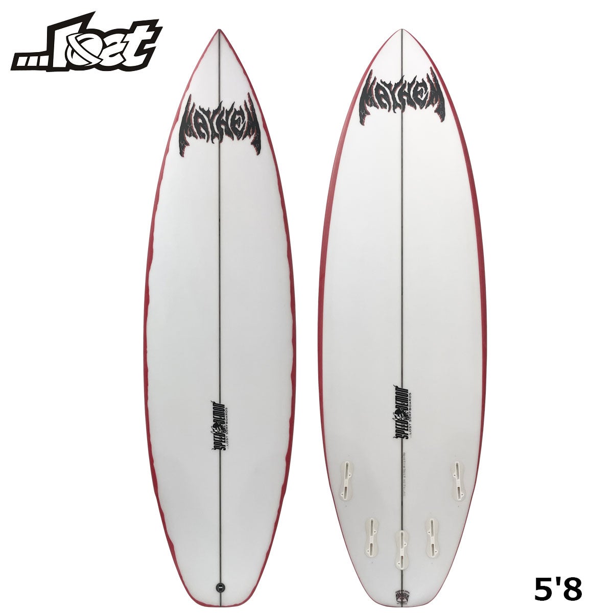 ロストサーフボードLOSTSURFBOARDSサーフィンサーフサーフボード板ショートボードSpeedDemonPolyAirbrushBali5'81125077SD