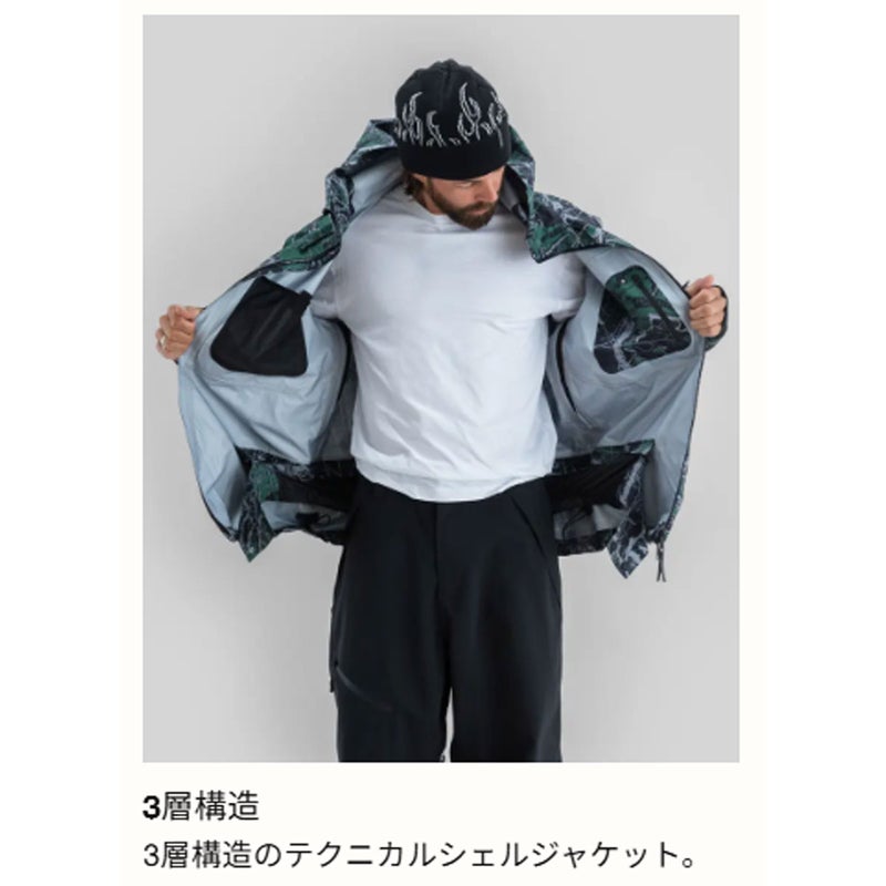 ビヨンドメダルズBEYONDMEDALSスノボースノボスノーボードウェアジャケットProTechJacketPrint3L2322630226-27