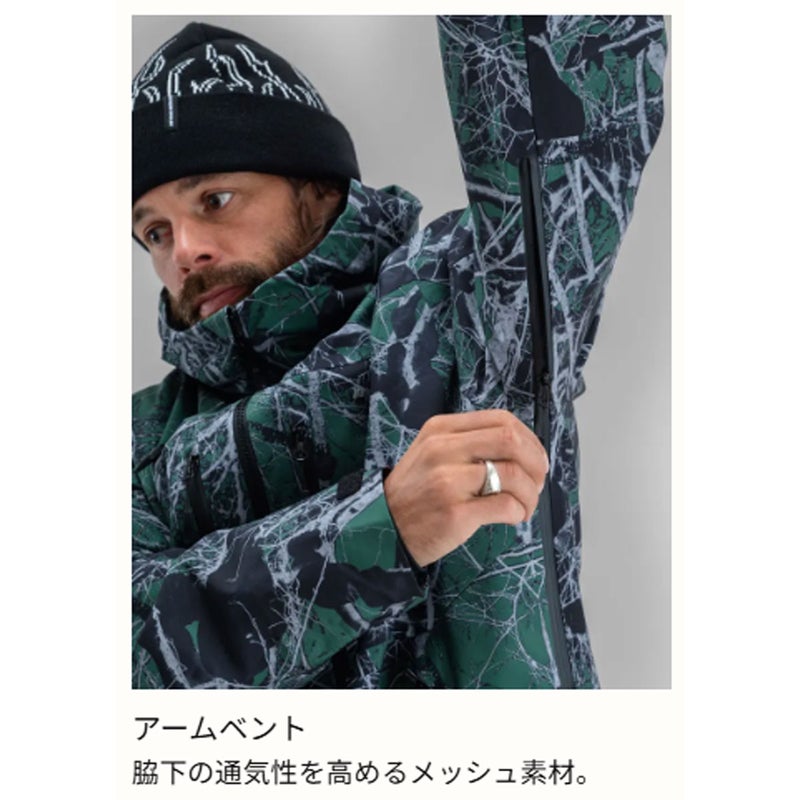 ビヨンドメダルズBEYONDMEDALSスノボースノボスノーボードウェアジャケットProTechJacketPrint3L2322630226-27