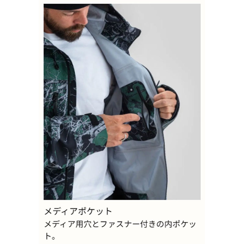 ビヨンドメダルズBEYONDMEDALSスノボースノボスノーボードウェアジャケットProTechJacketPrint3L2322630226-27