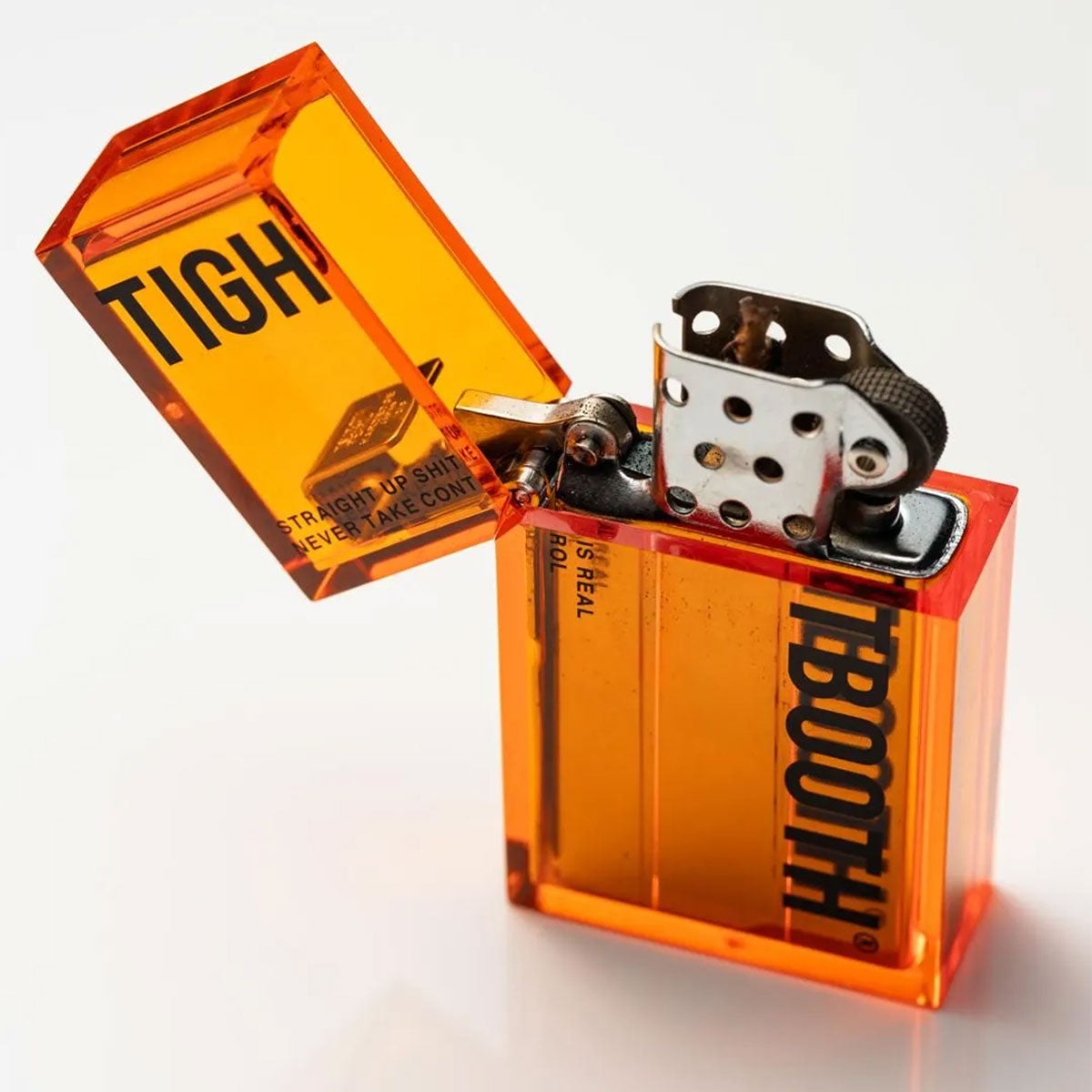 タイトブース TIGHTBOOTH オイルライター LABEL LOGO HARD EDGE