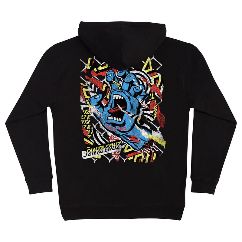 サンタクルーズSANTACRUZスケボースケートボードウェアスウェットパーカーDAMAGEDHANDP/OHOODEDSWEATSHIRT510263307メンズ男性26FA秋冬