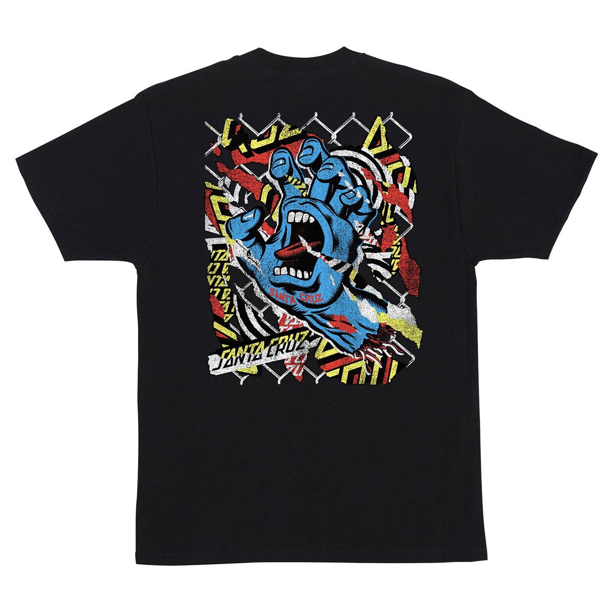 サンタクルーズSANTACRUZスケボースケートボードウェア半袖TシャツDAMAGEDHANDS/ST-SHIRT510263411メンズ男性26FA秋冬