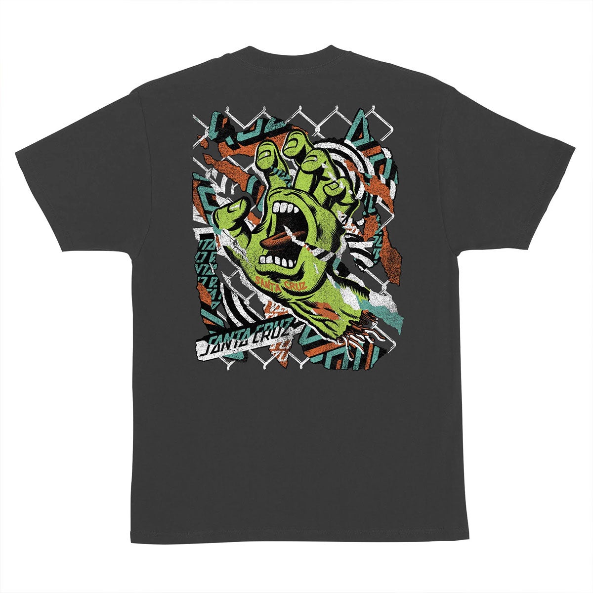 サンタクルーズSANTACRUZスケボースケートボードウェア半袖TシャツDAMAGEDHANDS/ST-SHIRT510263411メンズ男性26FA秋冬