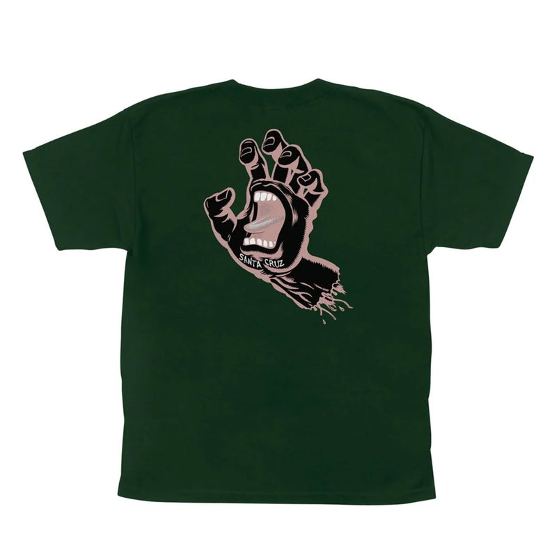 サンタクルーズSANTACRUZスケボースケートボードウェア半袖TシャツSCREAMINGHANDS/ST-SHIRTYOUTH510263424ジュニアキッズ子ども男の子女の子26FA秋冬