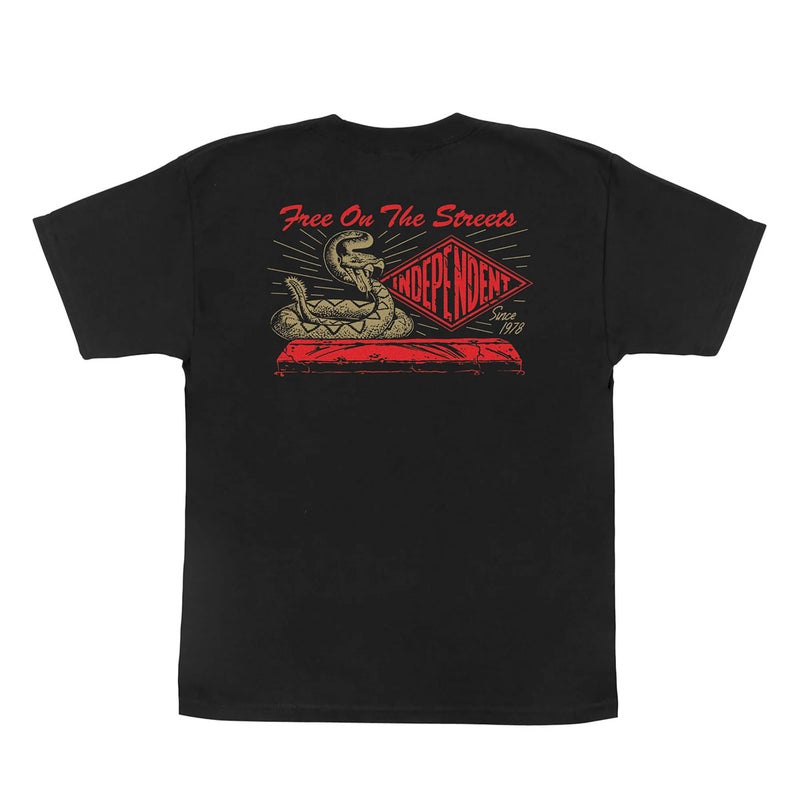 インディペンデントINDEPENDENTスケボースケートボードウェア半袖TシャツSNAKEBITES/ST-SHIRTYOUTH518263413ジュニアキッズ子ども男の子女の子26FA秋冬