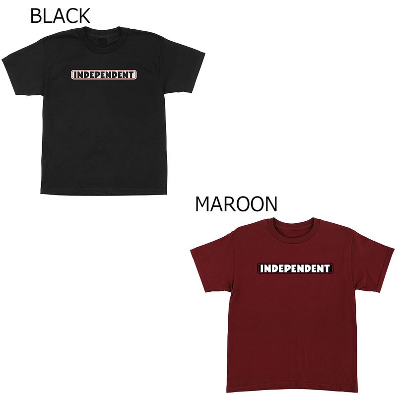 インディペンデントINDEPENDENTスケボースケートボードウェア半袖TシャツBARLOGOS/ST-SHIRTYOUTH518263414ジュニアキッズ子ども男の子女の子26FA秋冬