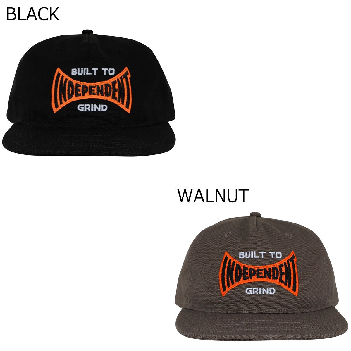 インディペンデントINDEPENDENTスケボースケートボード帽子キャップBUILTTOGRINDSPANSNAPBACKHAT51826370126FA秋冬