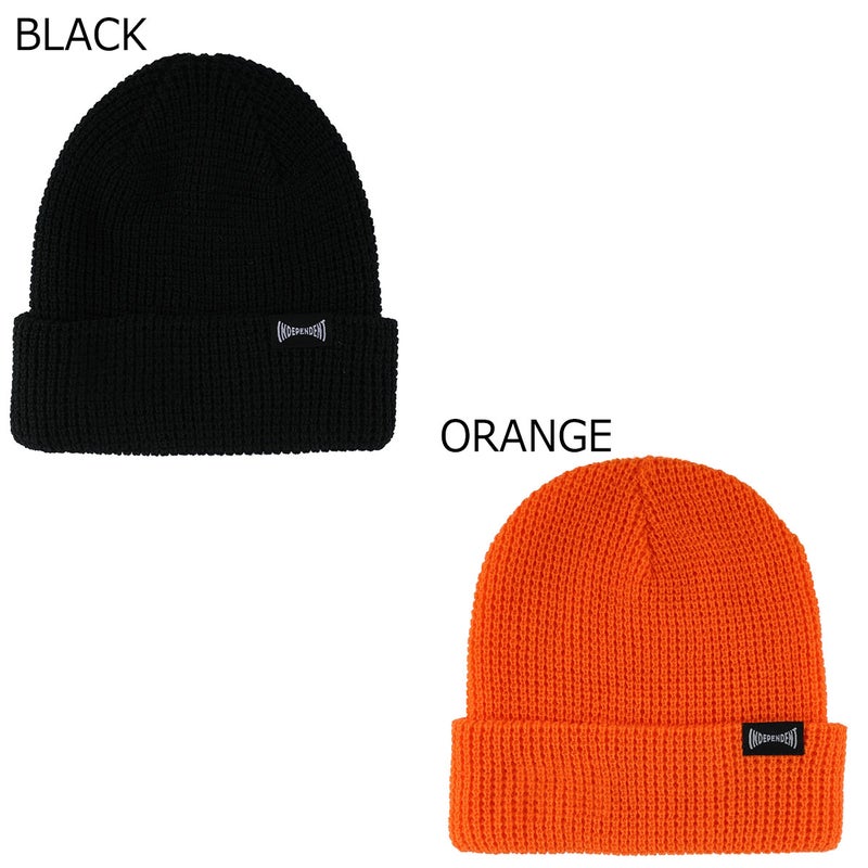 インディペンデントINDEPENDENTスケボースケートボード帽子ニット帽ビーニーBUILTTOGRINDWAFFLEBEANIEHAT51826370226FA秋冬