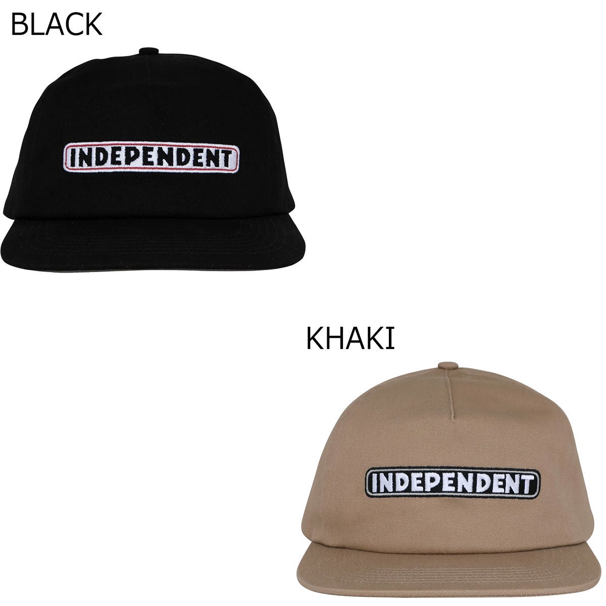 インディペンデントINDEPENDENTスケボースケートボード帽子キャップBARLOGOSNAPBACKHAT51826370526FA秋冬