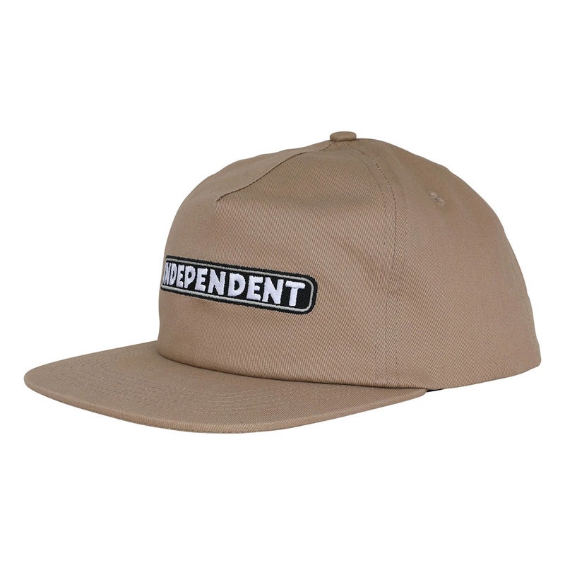 インディペンデントINDEPENDENTスケボースケートボード帽子キャップBARLOGOSNAPBACKHAT51826370526FA秋冬