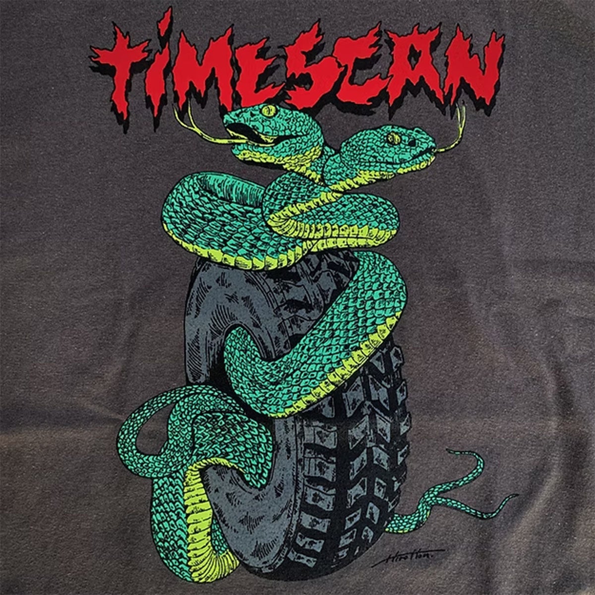 タイムスキャンTIMESCANスケボースケートボードウェア半袖TシャツTWINSERPENTTEE25031T060004メンズ男性26HO秋冬