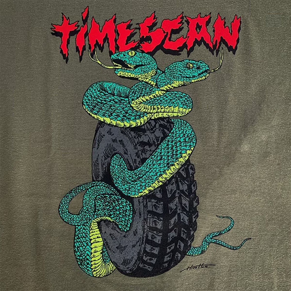 タイムスキャンTIMESCANスケボースケートボードウェア半袖TシャツTWINSERPENTTEE25031T060004メンズ男性26HO秋冬