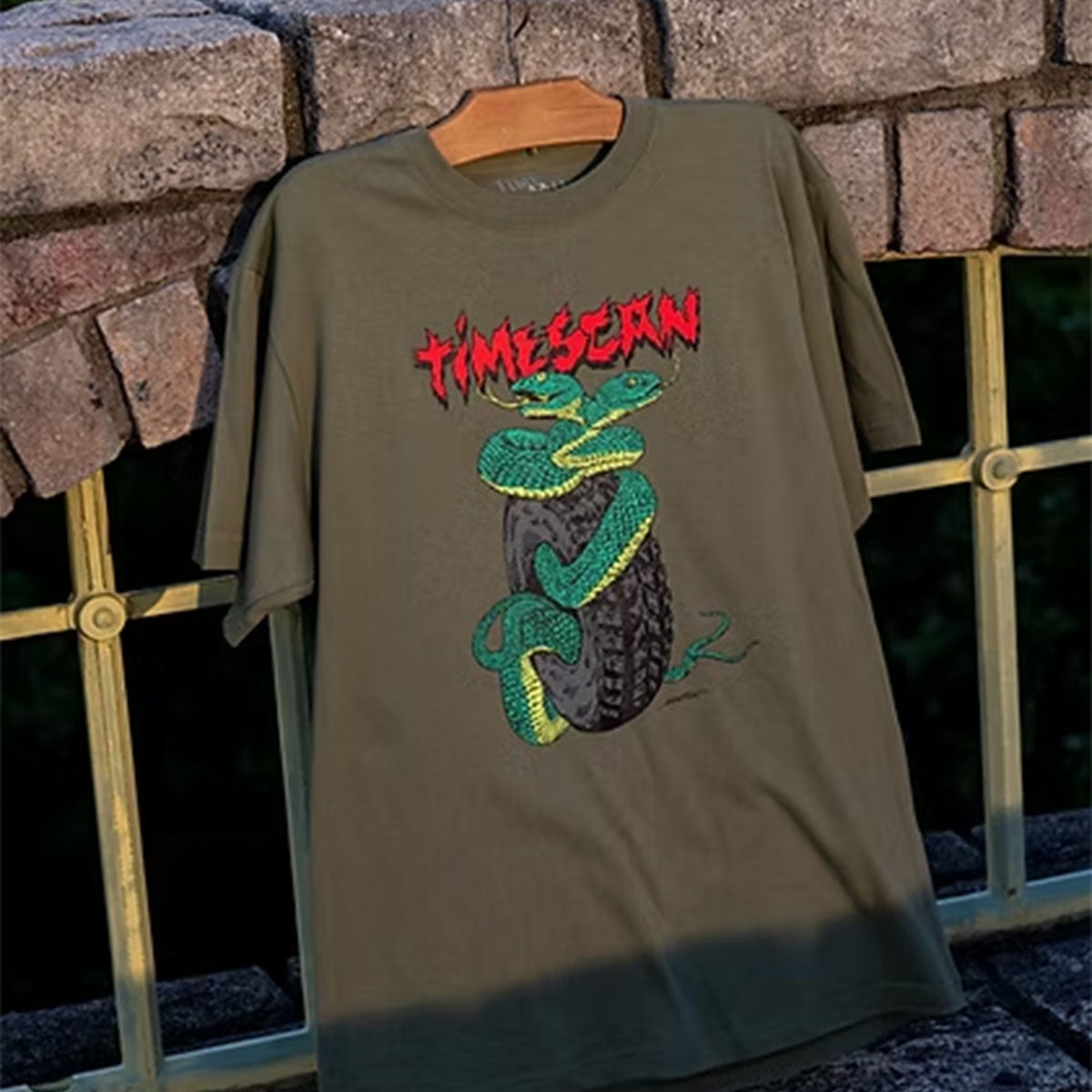 タイムスキャンTIMESCANスケボースケートボードウェア半袖TシャツTWINSERPENTTEE25031T060004メンズ男性26HO秋冬