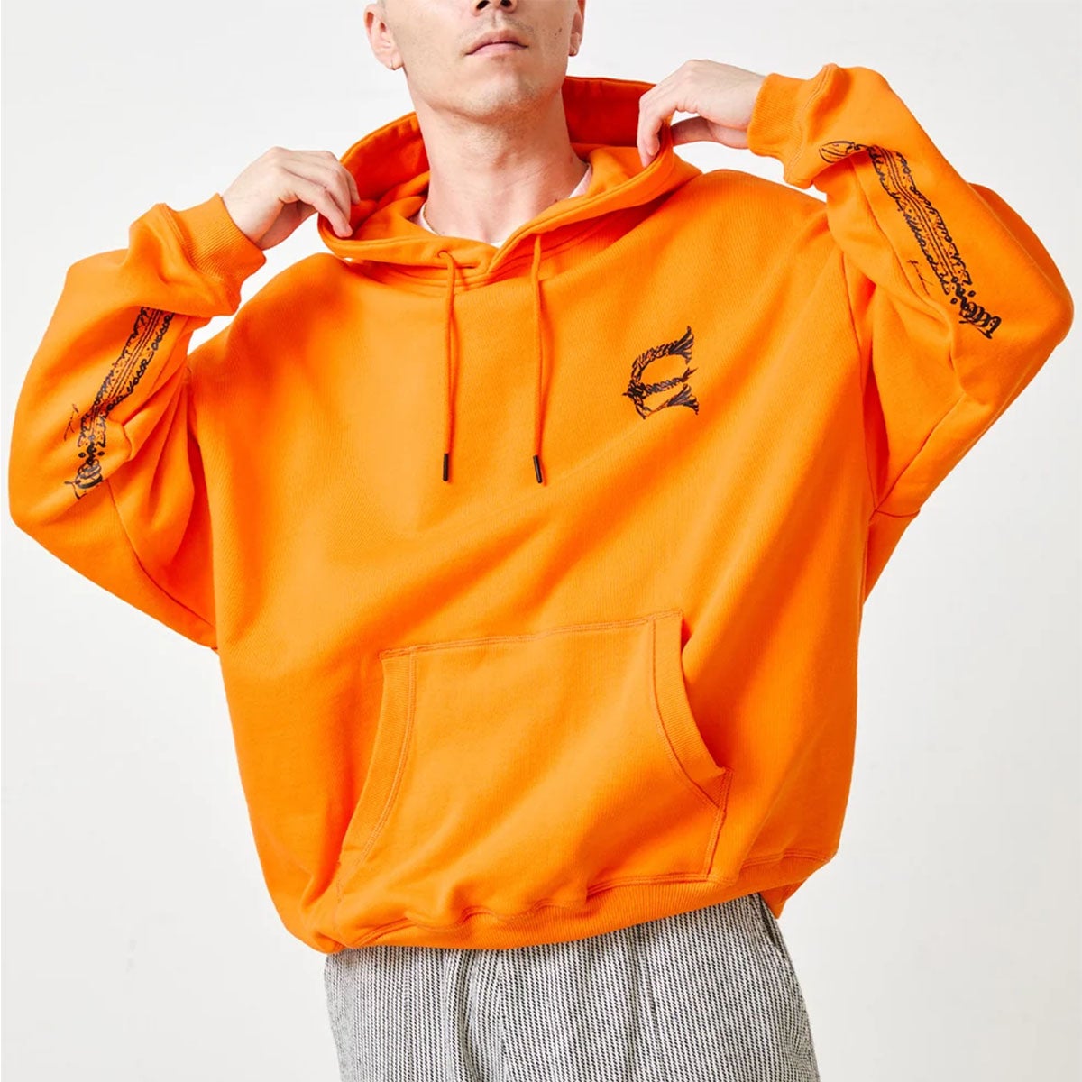 エビセンEVISENスケボースケートボードウェアスウェットパーカーZABUTONHOODIE26FW-SW10メンズ男性26FA秋冬