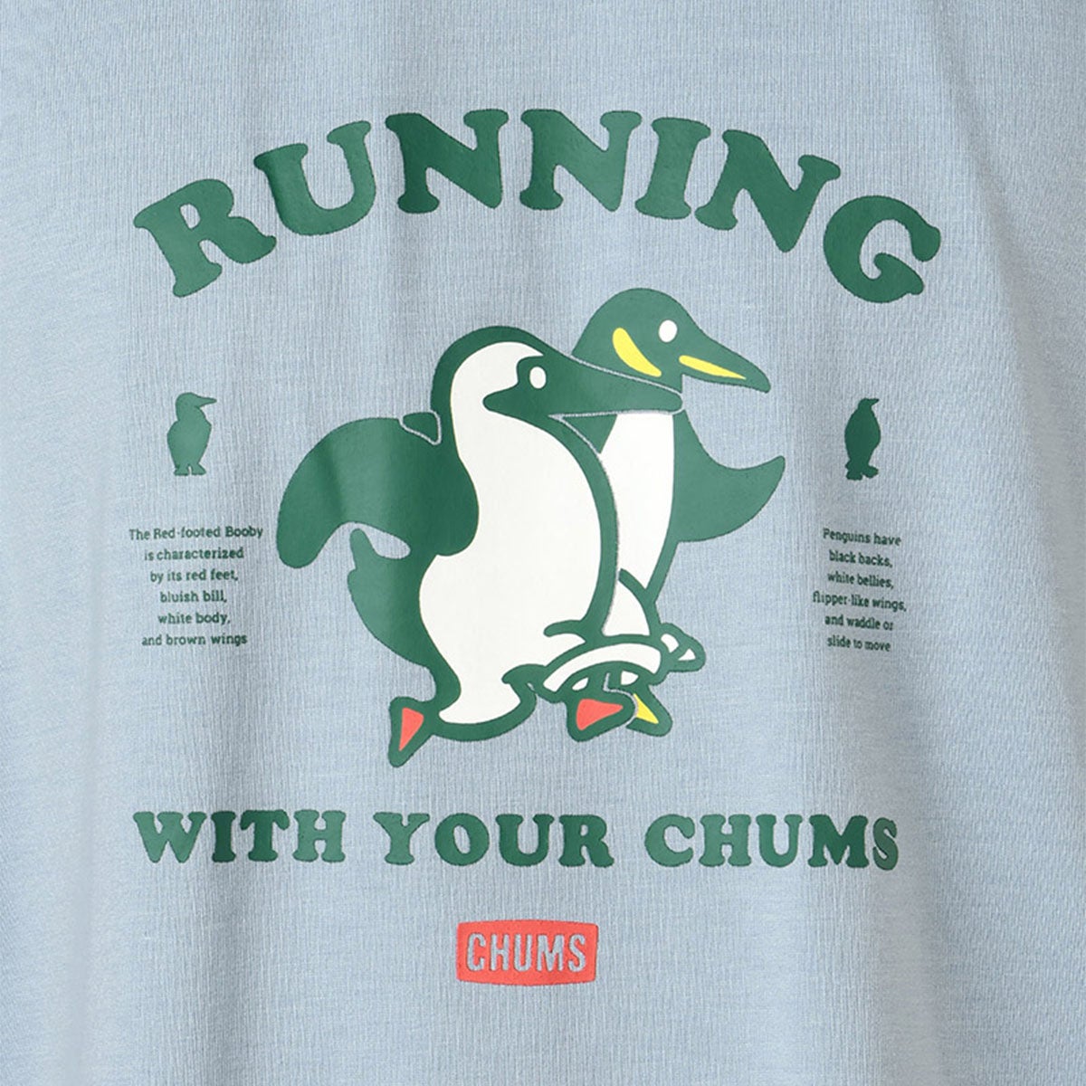 チャムスCHUMSランニングウェア半袖TシャツランニングスリーレッグドレースTシャツCH01-2892メンズ男性26FA秋冬