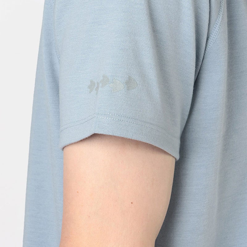 チャムスCHUMSランニングウェア半袖TシャツランニングスリーレッグドレースTシャツCH01-2892メンズ男性26FA秋冬