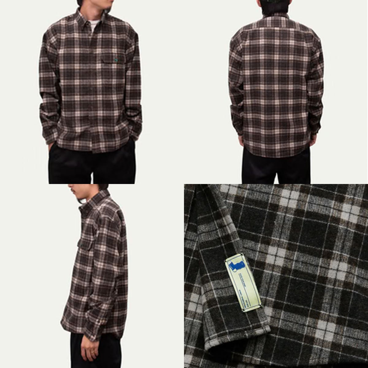 ウィムジーWHIMSYスケボースケートボードウェア長袖シャツTARTANFLANNELSHIRT12231U13032526FA秋冬